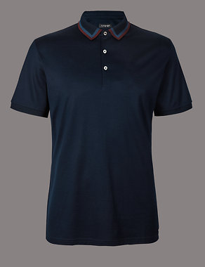 Supima® Cotton Polo Shirt Image 2 of 6