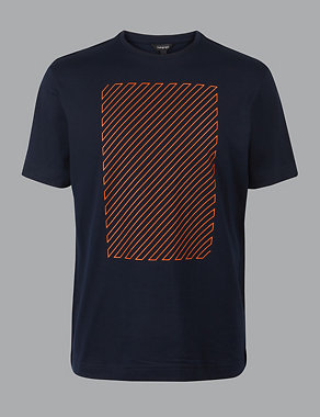 Supima® Cotton Printed T-Shirt Image 2 of 4