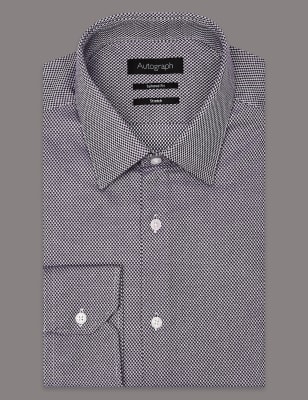 marks and spencer tailored fit shirts
