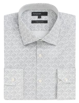Supima® Cotton Shell Print Shirt Image 1 of 1