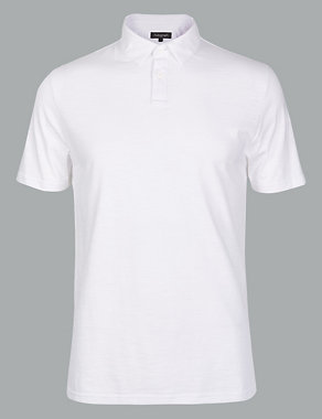 Supima® Cotton Slim Fit Polo Shirt Image 2 of 5
