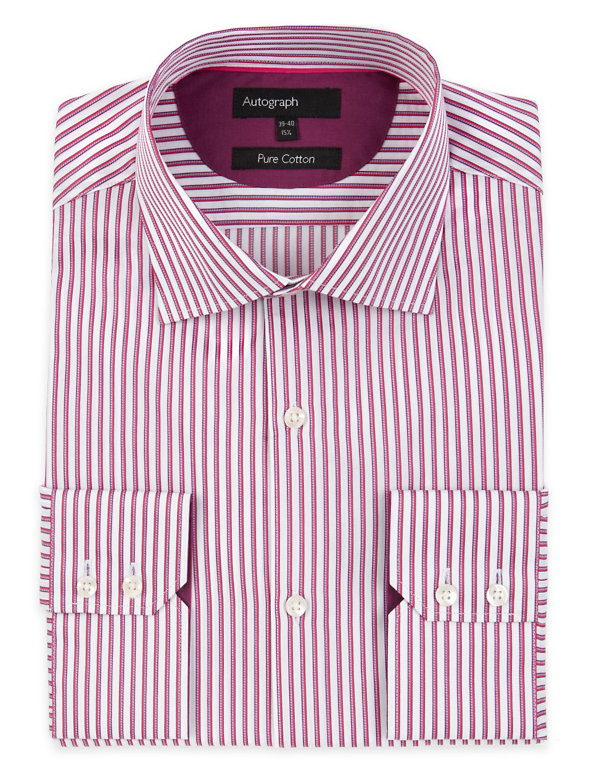 Supima® Cotton Striped Shirt Image 1 of 1