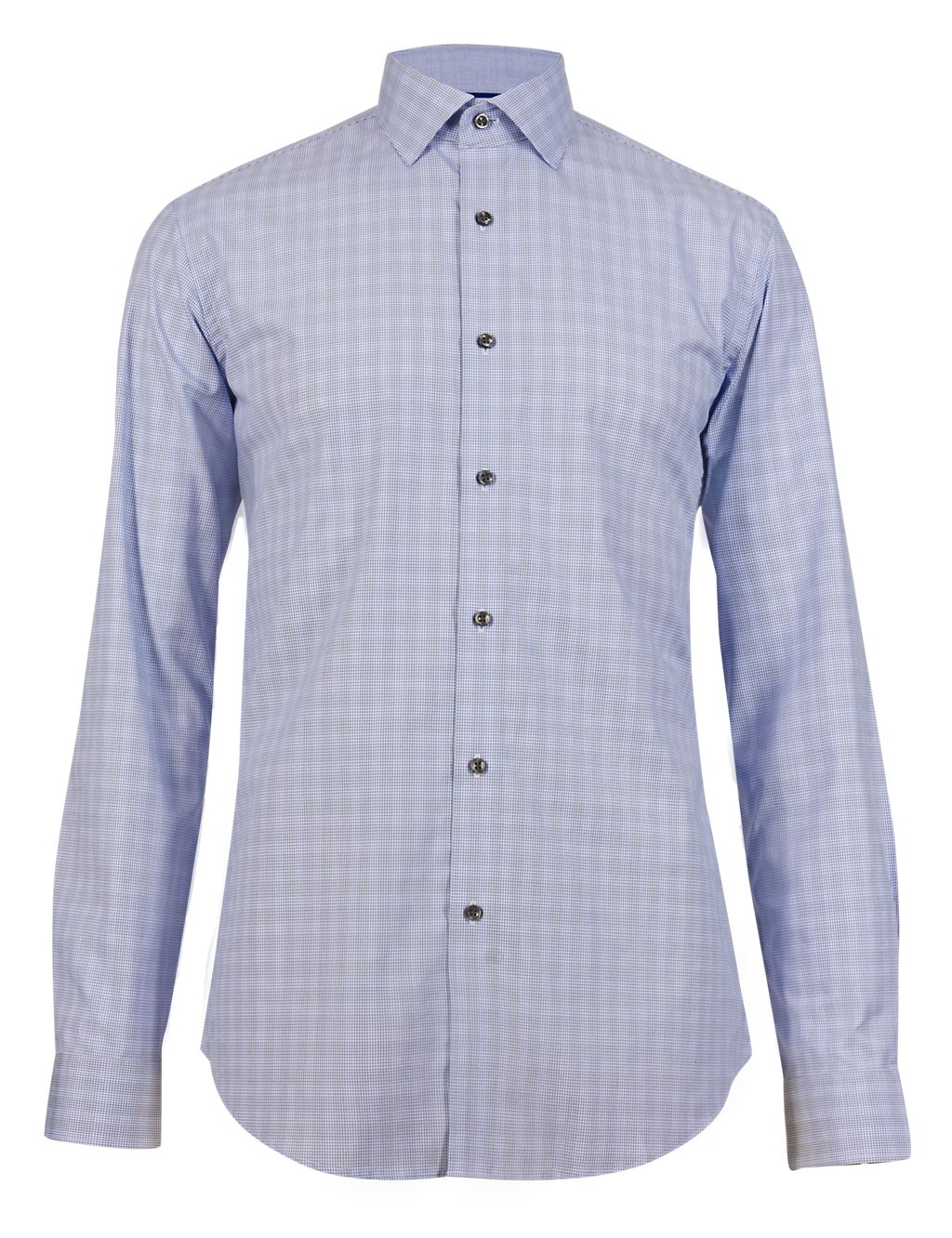 Supima® Cotton Tailored Fit Grid Checked Shirt 1 of 5