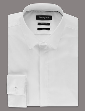 Supima® Cotton Tailored Fit Stretch Shirt Image 2 of 5