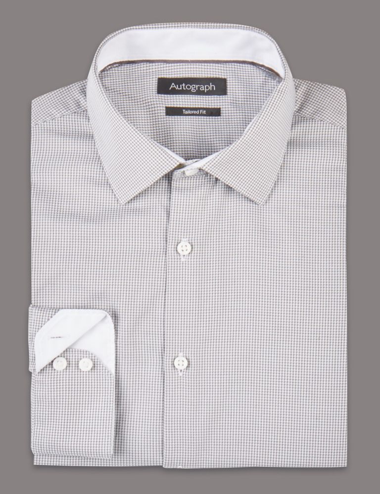 Supima® Cotton Tailored Fit Striped Shirt 2 of 6