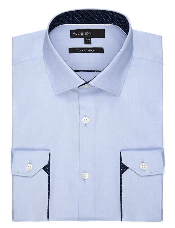 Supima® Cotton Textured Shirt Image 1 of 1