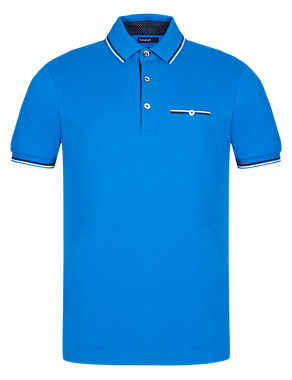 Supima® Pure Cotton Polo Shirt Image 2 of 6