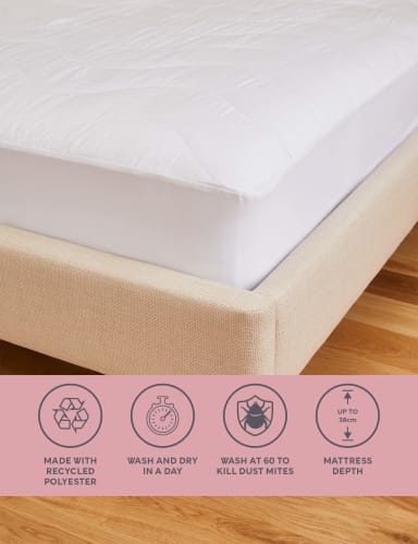 Supremely Washable Extra Deep Mattress Protector 1 of 4