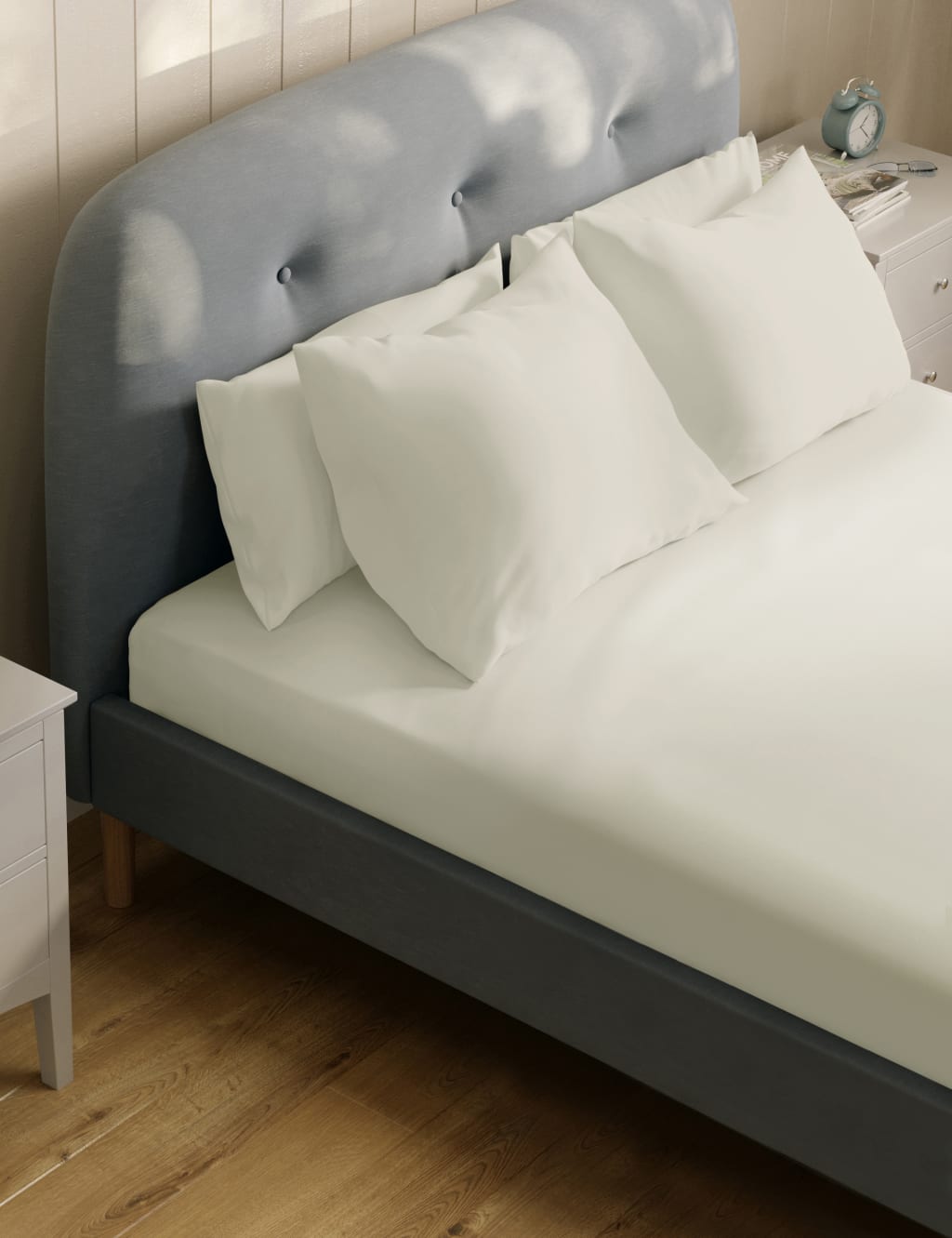 Supremely Washable Fitted Sheet & Pillowcase Set 1 of 3
