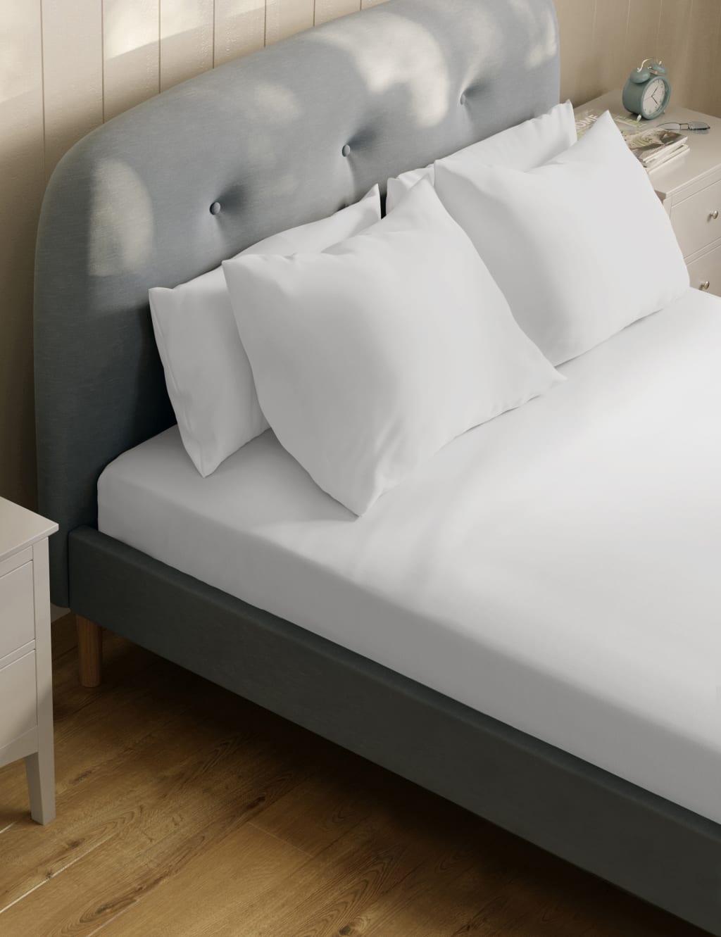 Supremely Washable Fitted Sheet & Pillowcase Set 1 of 3