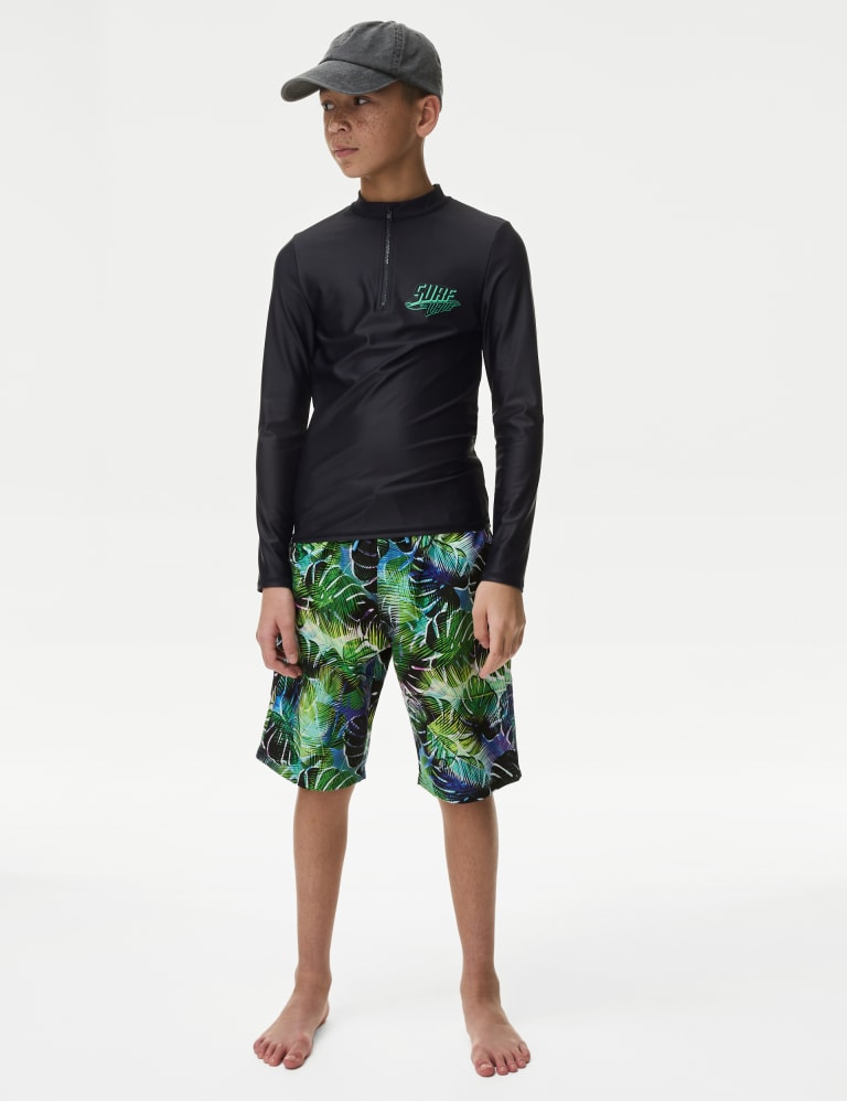 Surf Your Wave Slogan Rash Vest 6 16 Yrs
