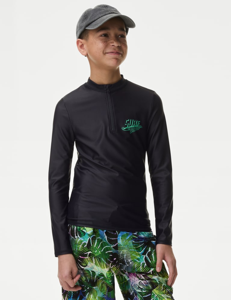 Surf Your Wave Slogan Rash Vest (6-16 Yrs) 4 of 6