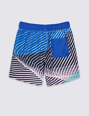 Sustainable Diagonal Stripe Swim Shorts (3-16 Years) Image 2 of 3