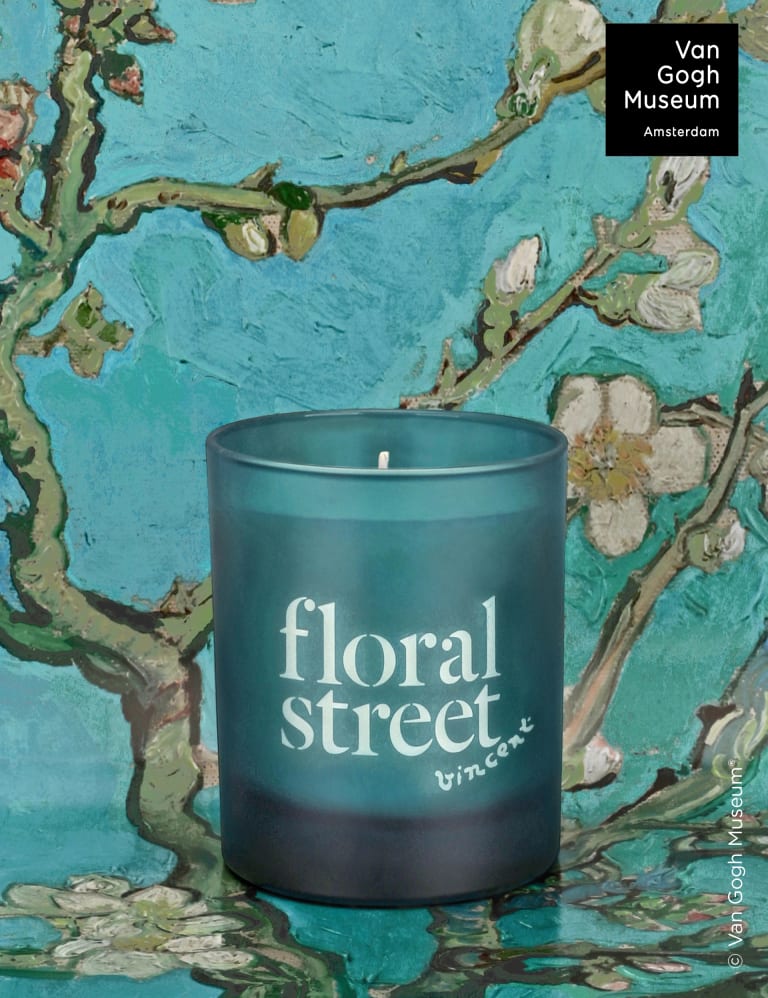 Sweet Almond Scented Candle Floral Street M&S