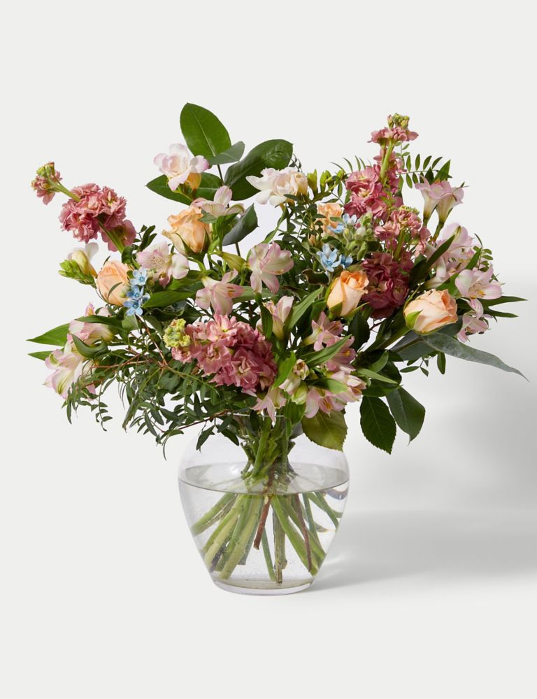 Sweetly Scented Rose Tweedia & Freesia (Delivery from 7th May 2024) 3 of 5