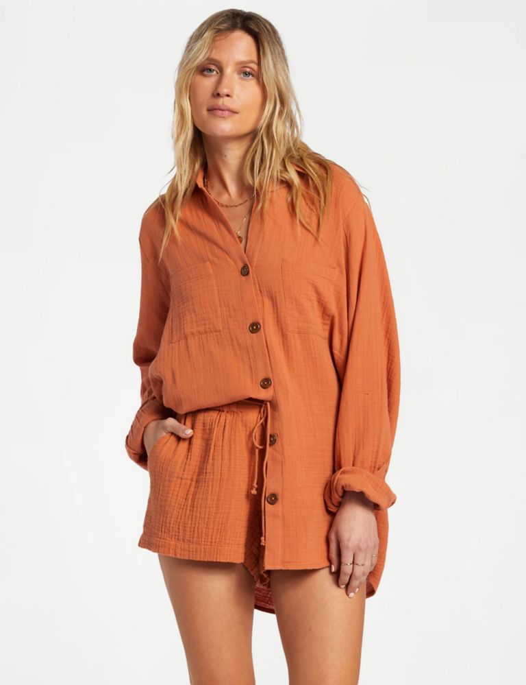 Swell Pure Cotton Beach Cover Up Shirt 1 of 7