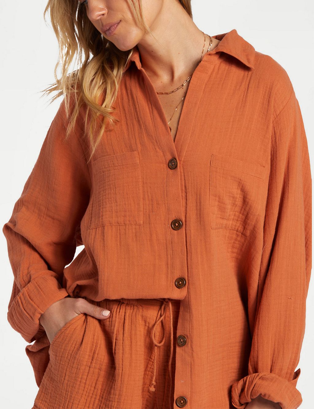 Swell Pure Cotton Beach Cover Up Shirt 7 of 7