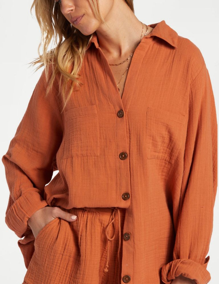 Swell Pure Cotton Beach Cover Up Shirt 5 of 7