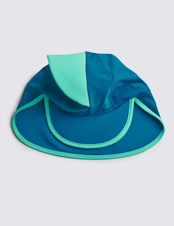 Swim Hat with Fin Detail (1-7 Years) Image 1 of 2