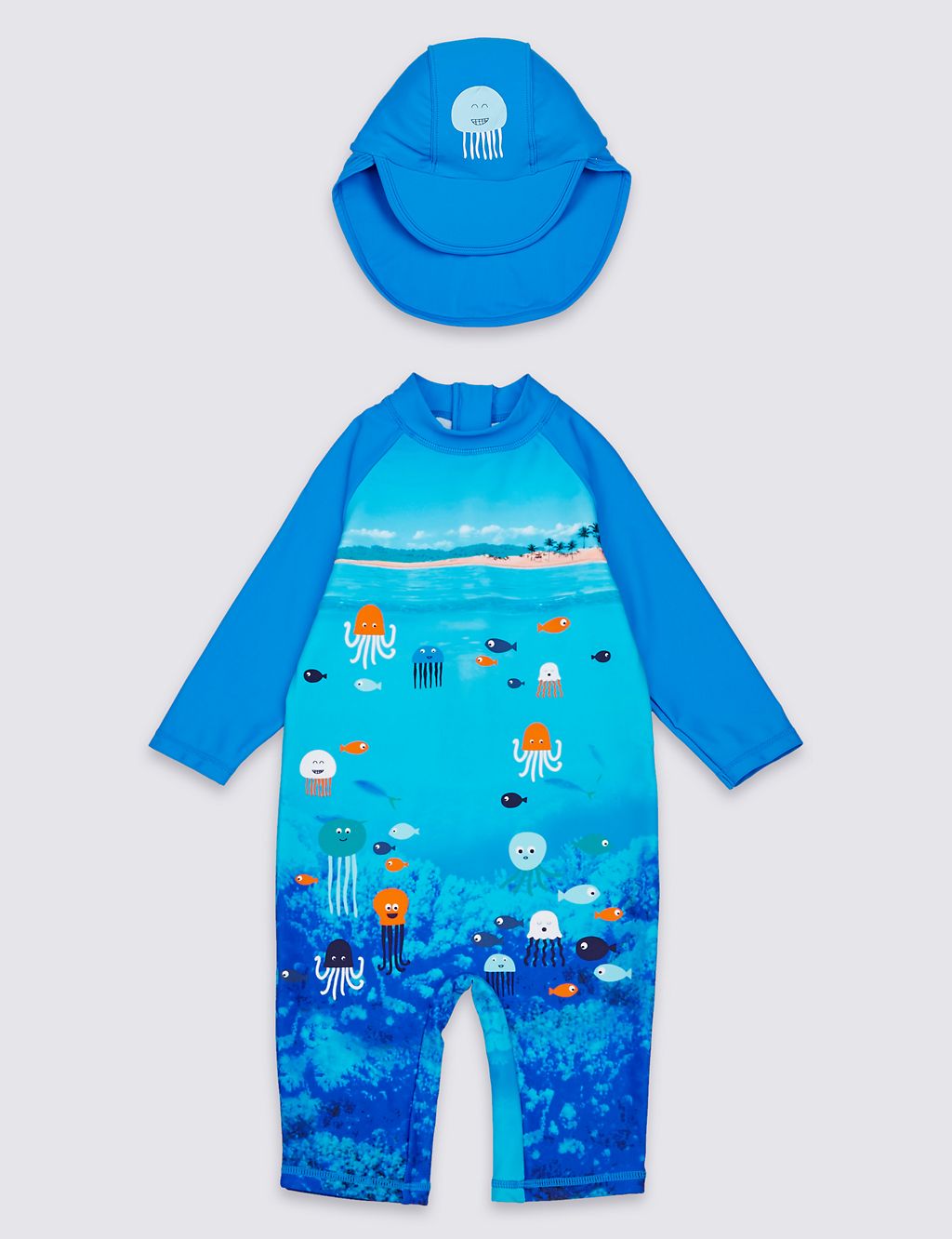 Swimsuit Set with Sun Safe UPF50+ (3 Months - 7 Years) 3 of 4