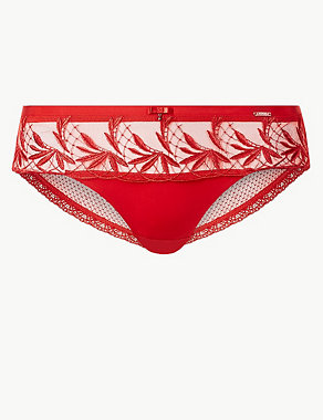 Swiss Design Embroidered Brazilian Knickers Image 2 of 5