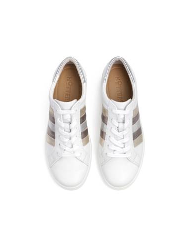 Switch Leather Lace Up Side Detail Trainers 4 of 4
