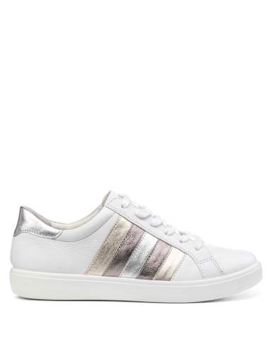Switch Leather Lace Up Side Detail Trainers 1 of 4