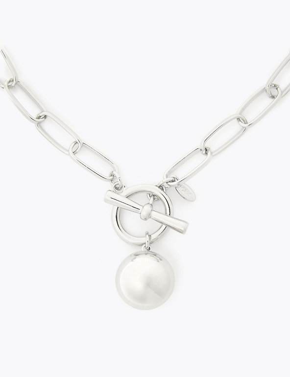 T-Bar Ball Necklace Image 1 of 2