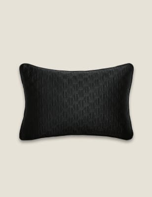 Monogram hotsell bolster pillow