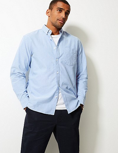 Avon button cover Kleding Herenkleding Overhemden & T-shirts Oxfords & Buttondowns 