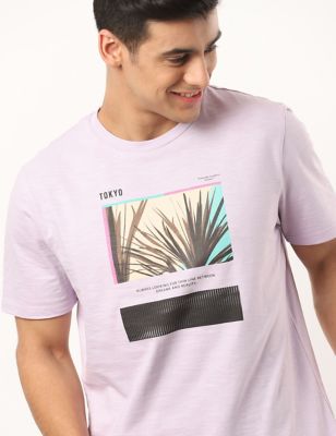 Pure Cotton Printed T Shirt