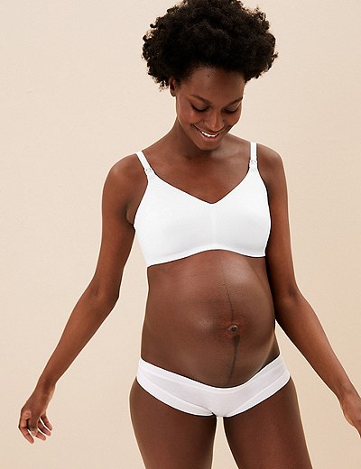 Flexifit™ Non Wired Nursing Bra A-H Marks & Spencer Women Clothing Underwear Bras Wireless Bras 