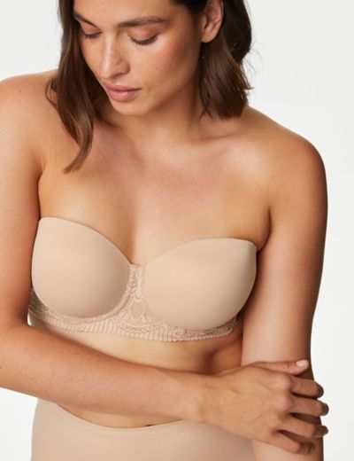 Ultimate Padded Longline Strapless Bandeau Bra A-E, M&S Collection