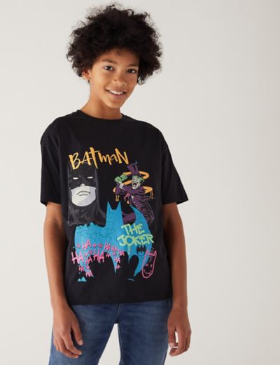 Camiseta 100% algodón con estampado de Batman™ (6-16 años) | M&S ES