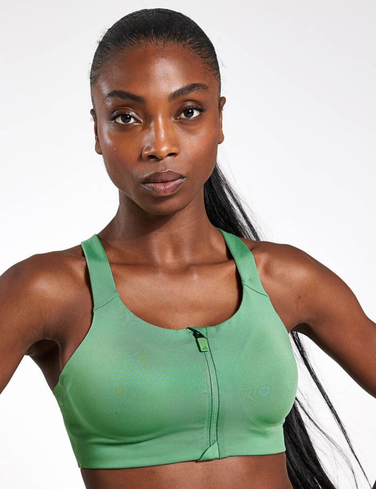 TLRD Impact Luxe High Support Zip Sports Bra 1 of 4