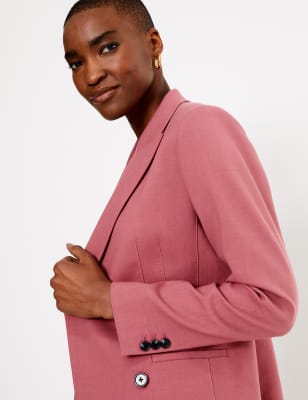 Pink blazer clearance marks and spencer