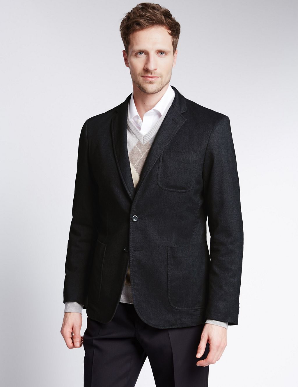 Tailored Fit 2 Button Jacket 3 of 8