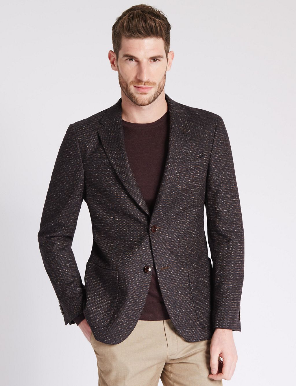 Tailored Fit 2 Button Jacket 3 of 7
