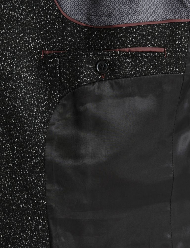 Tailored Fit 2 Button Textured Jacket 7 of 7