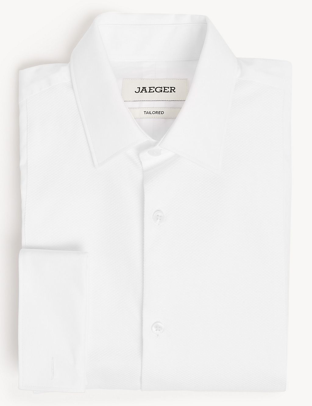 Tailored Fit Cotton Marcella Bib Front Dress Shirt 1 of 2