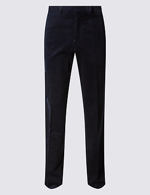 Tailored Fit Cotton Rich Corduroy Trousers Image 2 of 4