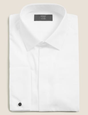 marks and spencer tailored fit shirts