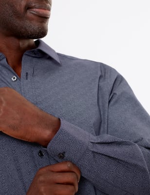 marks and spencer tailored fit shirts