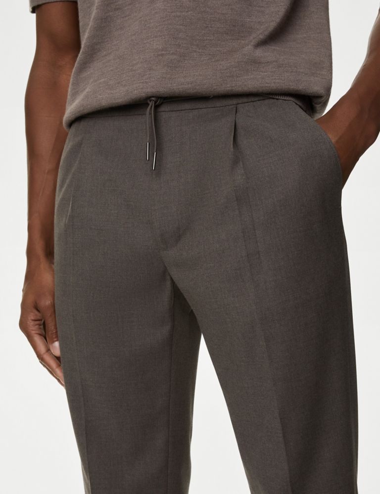 Tailored Fit Elasticated Waist Trousers 3 of 6