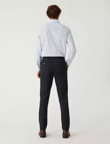 Tailored Fit Flat Front Stretch Trousers 5 of 8