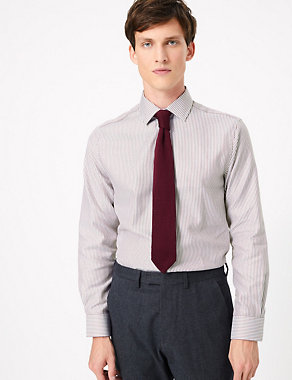 Tailored Fit Italian Design Rope Shirt Image 2 of 5