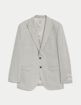 Tailored Fit Italian Linen Miracle™ Suit Jacket Image 2 of 7