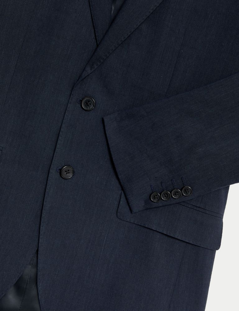 Tailored Fit Italian Linen Miracle™ Suit Jacket 4 of 9