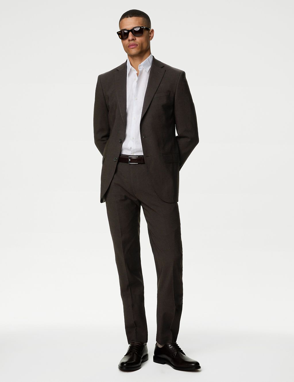 Tailored Fit Italian Linen Miracle™ Suit Jacket 4 of 8