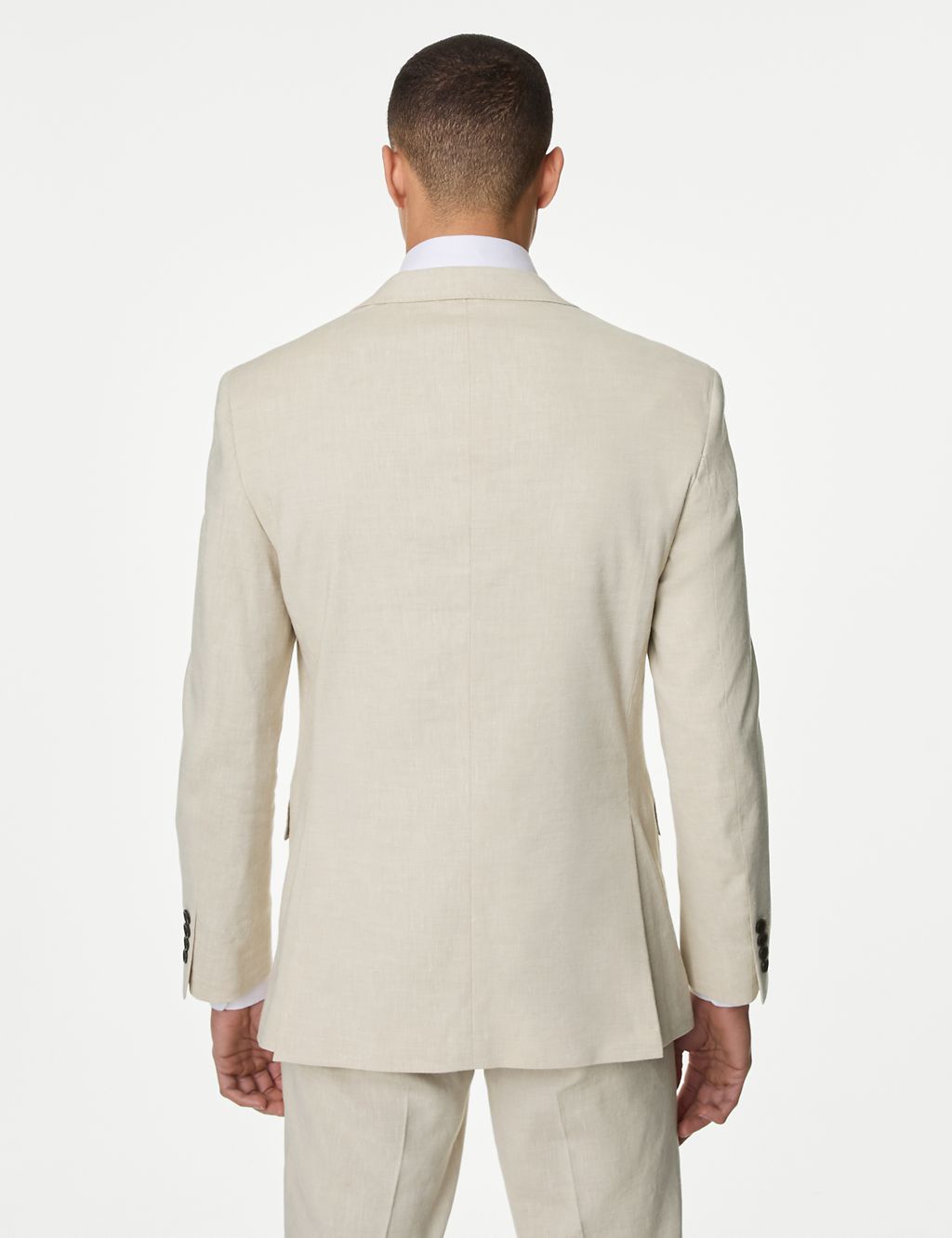Tailored Fit Italian Linen Miracle™ Suit Jacket 4 of 5
